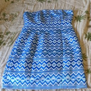 Belle Badgley Mischka Strapless Dress